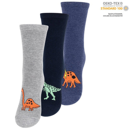 3 pari dječjih čarapa VCA, 6030 dinosaura