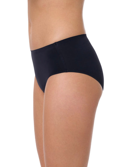 Ženske gaćice od mikrofibre bez poruba, crne 5012