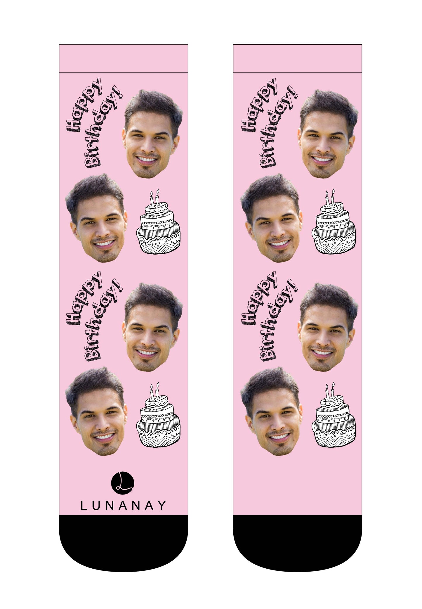 Personalizirane čarape | Čarape po narudžbi, Happy birthday